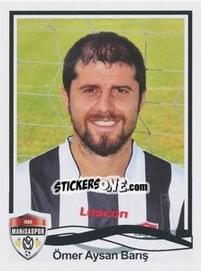 Sticker Ömer Aysan Bariş - Spor Toto Süper Lig 2010-2011 - Panini