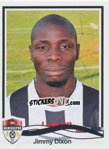 Sticker Jimmy Dixon - Spor Toto Süper Lig 2010-2011 n. 296 - Panini