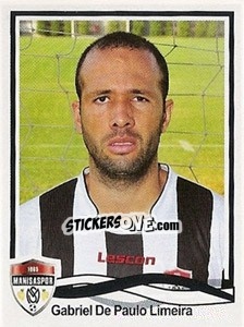 Sticker Gabriel De Paulo Limeira - Spor Toto Süper Lig 2010-2011 n. 299 - Panini