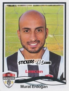 Sticker Murat Erdoğan - Spor Toto Süper Lig 2010-2011 n. 301 - Panini