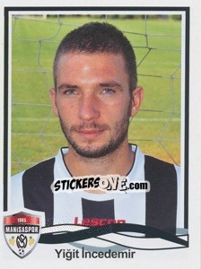 Sticker Yiğit Incedemir - Spor Toto Süper Lig 2010-2011 n. 303 - Panini