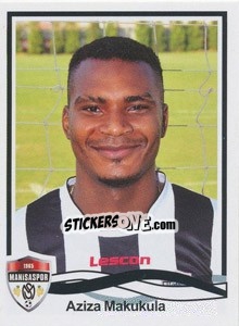 Sticker Aziza Makukula - Spor Toto Süper Lig 2010-2011 n. 308 - Panini