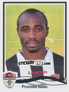 Sticker Promise Isaac - Spor Toto Süper Lig 2010-2011 n. 309 - Panini