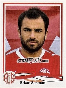 Cromo Erkan Sekman - Spor Toto Süper Lig 2010-2011 - Panini