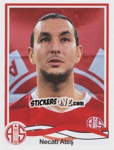 Figurina Necati Ateş - Spor Toto Süper Lig 2010-2011 n. 330 - Panini