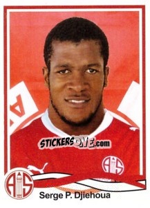 Cromo Serge P. Djiehoua - Spor Toto Süper Lig 2010-2011 n. 331 - Panini