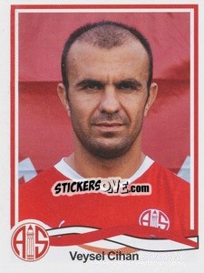 Sticker Veysel Cihan - Spor Toto Süper Lig 2010-2011 n. 332 - Panini