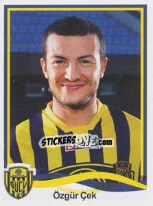 Sticker Özgür Çek - Spor Toto Süper Lig 2010-2011 - Panini