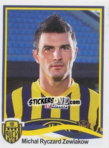 Sticker Michal Ryczard Zewlakow - Spor Toto Süper Lig 2010-2011 - Panini