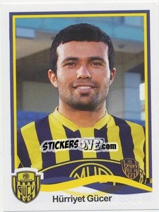 Sticker Hürriyet Gücer - Spor Toto Süper Lig 2010-2011 - Panini