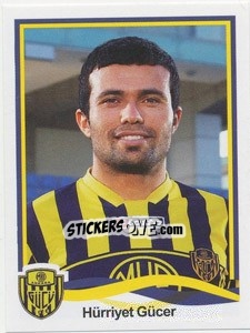 Figurina Hürriyet Gücer - Spor Toto Süper Lig 2010-2011 - Panini