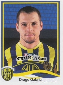 Sticker Drago Gabric - Spor Toto Süper Lig 2010-2011 - Panini