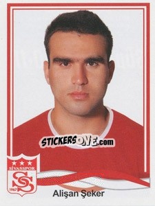 Sticker Alişan Seker - Spor Toto Süper Lig 2010-2011 n. 358 - Panini