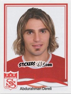 Sticker Abdurahman Dereli - Spor Toto Süper Lig 2010-2011 - Panini