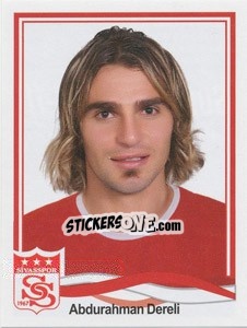 Sticker Abdurahman Dereli - Spor Toto Süper Lig 2010-2011 n. 359 - Panini