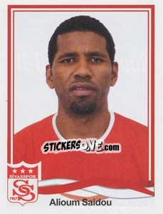 Cromo Alioum Saidou - Spor Toto Süper Lig 2010-2011 n. 366 - Panini