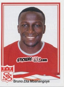 Sticker Bruno Zita Mbanangoye - Spor Toto Süper Lig 2010-2011 n. 367 - Panini