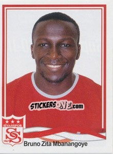 Figurina Bruno Zita Mbanangoye - Spor Toto Süper Lig 2010-2011 - Panini