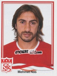 Sticker Mehmet Nas - Spor Toto Süper Lig 2010-2011 n. 369 - Panini