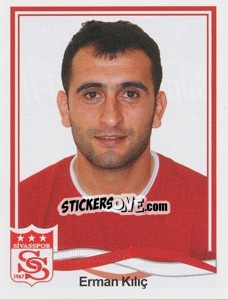 Sticker Erman Kiliç - Spor Toto Süper Lig 2010-2011 - Panini