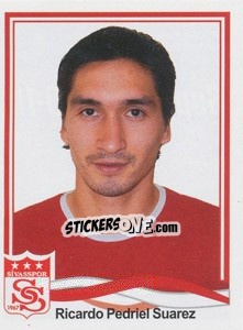 Figurina Ricardo Pedriel Suarez - Spor Toto Süper Lig 2010-2011 n. 374 - Panini