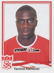 Sticker Yannick Kamanan - Spor Toto Süper Lig 2010-2011 n. 376 - Panini