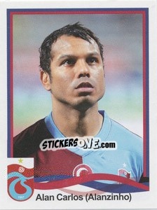Sticker Alan Carlos (Alanzinho) - Spor Toto Süper Lig 2010-2011 n. 393 - Panini