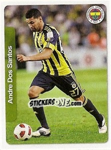 Sticker Andre Santos - Spor Toto Süper Lig 2010-2011 - Panini