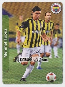 Sticker Mehmet Topuz - Spor Toto Süper Lig 2010-2011 n. 405 - Panini