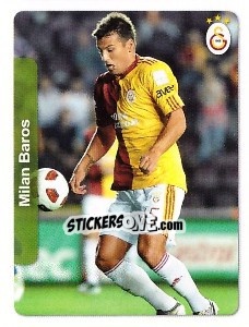 Sticker Milan Baros - Spor Toto Süper Lig 2010-2011 - Panini