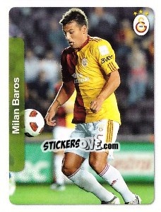 Sticker Milan Baros - Spor Toto Süper Lig 2010-2011 n. 406 - Panini