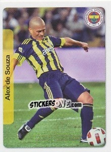 Sticker Alex de Souza - Spor Toto Süper Lig 2010-2011 - Panini