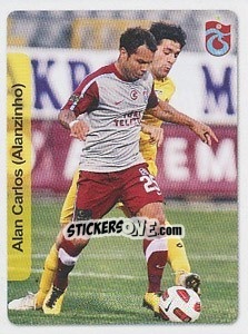 Sticker Alan Carlos (Alanzinho) - Spor Toto Süper Lig 2010-2011 - Panini