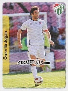 Sticker Ömer Erdoğan - Spor Toto Süper Lig 2010-2011 n. P12 - Panini