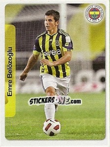 Figurina Emre Belözoğlu - Spor Toto Süper Lig 2010-2011 - Panini