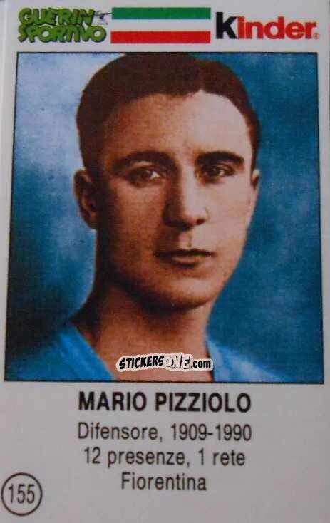Cromo Mario Pizziolo - Azzurri. La Storia Della Nazionale Italiana n. 155 - Guerin Sportivo