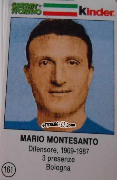 Sticker Mario Montesanto - Azzurri. La Storia Della Nazionale Italiana n. 161 - Guerin Sportivo