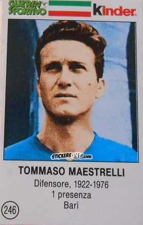 Cromo Tommaso Maestrelli - Azzurri. La Storia Della Nazionale Italiana n. 246 - Guerin Sportivo