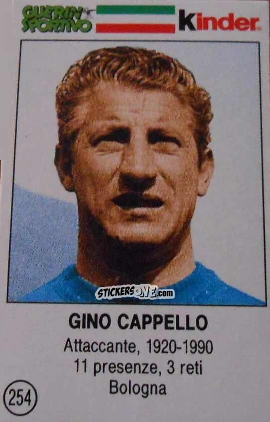 Cromo Gino Cappello - Azzurri. La Storia Della Nazionale Italiana n. 254 - Guerin Sportivo