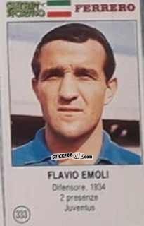 Figurina Flavio Emoli - Azzurri. La Storia Della Nazionale Italiana n. 333 - Guerin Sportivo