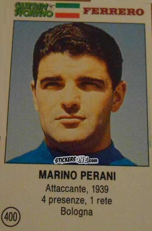 Sticker Marino Perani - Azzurri. La Storia Della Nazionale Italiana n. 400 - Guerin Sportivo