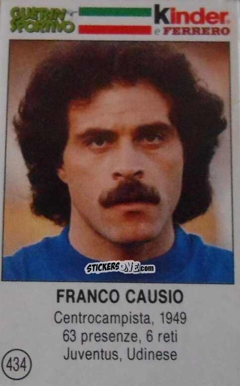 Cromo Franco Causio - Azzurri. La Storia Della Nazionale Italiana n. 434 - Guerin Sportivo