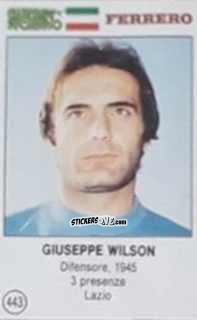Sticker Giuseppe Wilson - Azzurri. La Storia Della Nazionale Italiana n. 443 - Guerin Sportivo