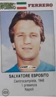 Sticker Salvatore Esposito - Azzurri. La Storia Della Nazionale Italiana n. 459 - Guerin Sportivo