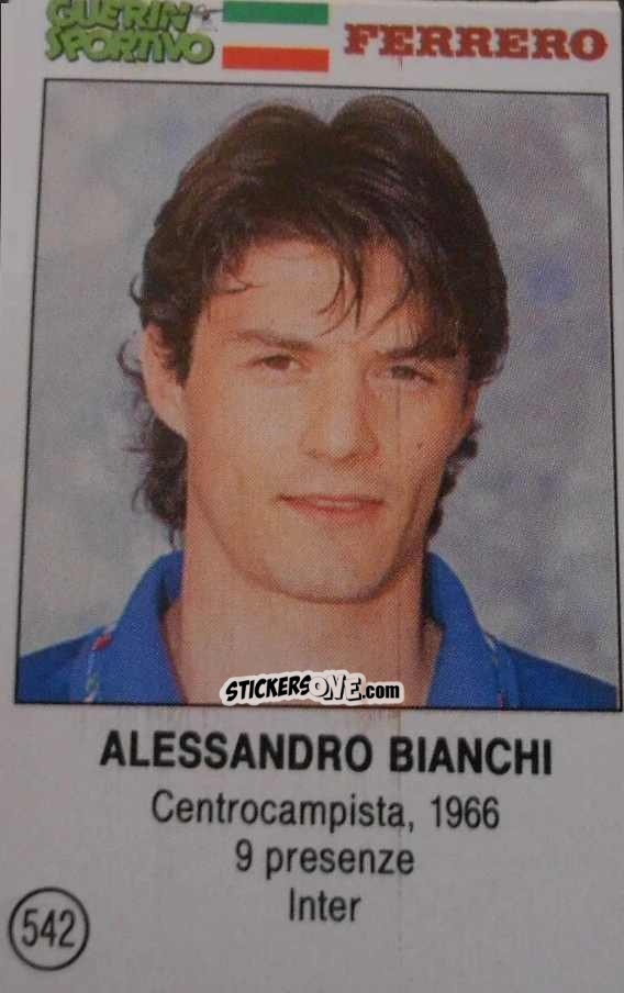 Figurina Alessandro Bianchi - Azzurri. La Storia Della Nazionale Italiana n. 542 - Guerin Sportivo