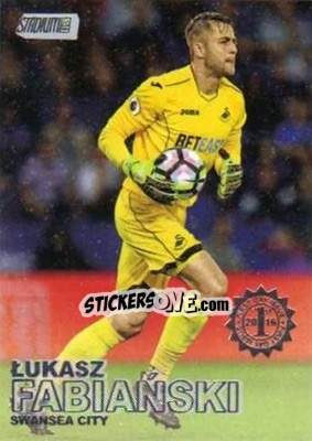 Sticker Lukasz Fabianski - Stadium Club Premier League 2016 - Topps