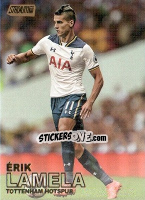 Sticker Erik Lamela - Stadium Club Premier League 2016 n. 5g - Topps