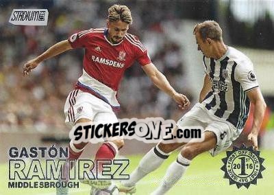 Sticker Gaston Ramirez - Stadium Club Premier League 2016 n. 7f - Topps