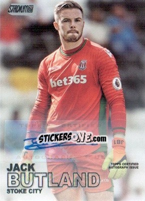 Sticker Jack Butland - Stadium Club Premier League 2016 n. 8A - Topps
