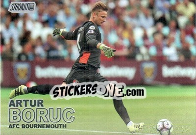 Sticker Artur Boruc - Stadium Club Premier League 2016 n. 10 - Topps